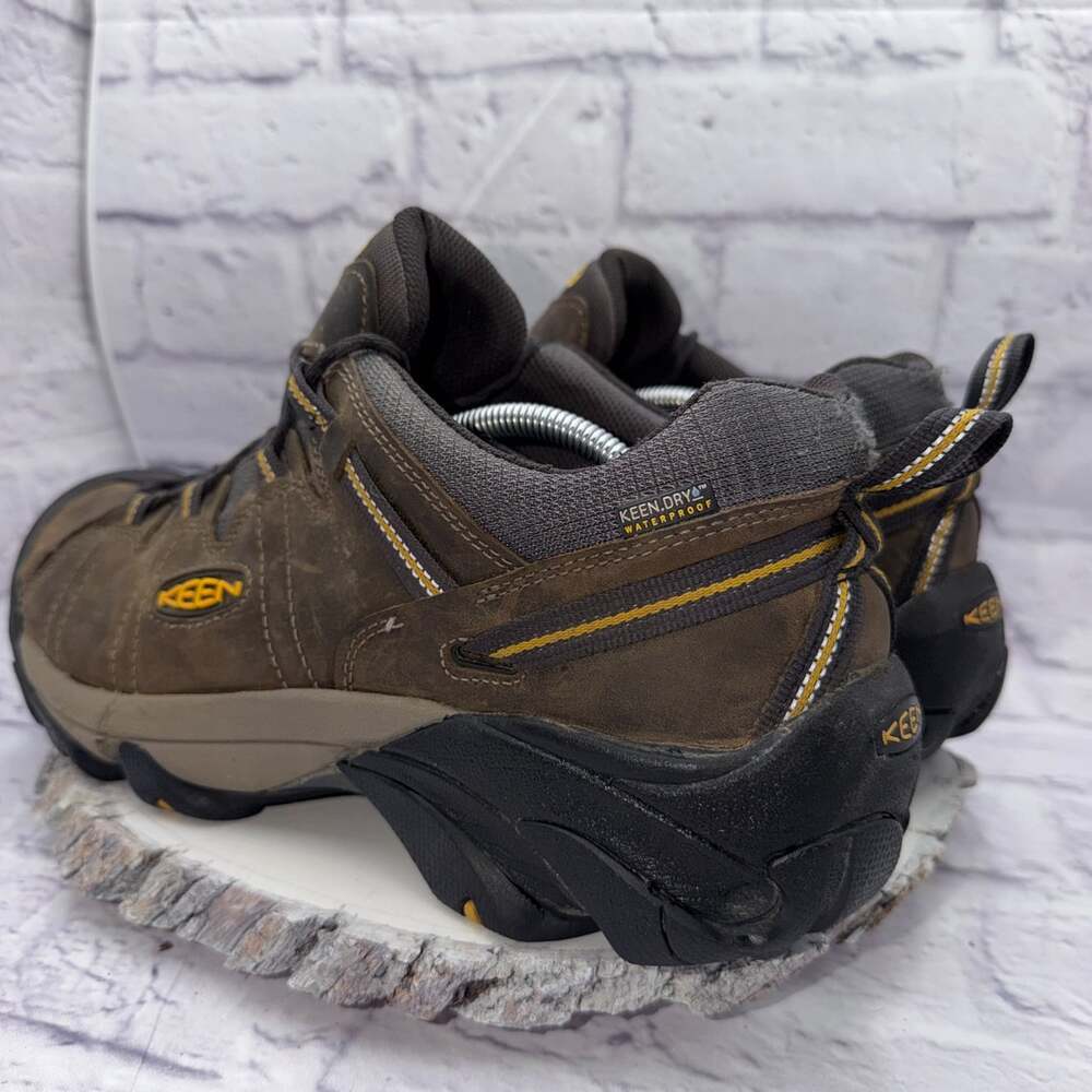 Keen Targhee II Waterproof Hiking Shoes Mens Size 14 Brown Leather - Picture 4 of 12